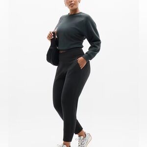 ATHLETA Venice High Rise Jogger  size MEDIUM Black Pants #597888